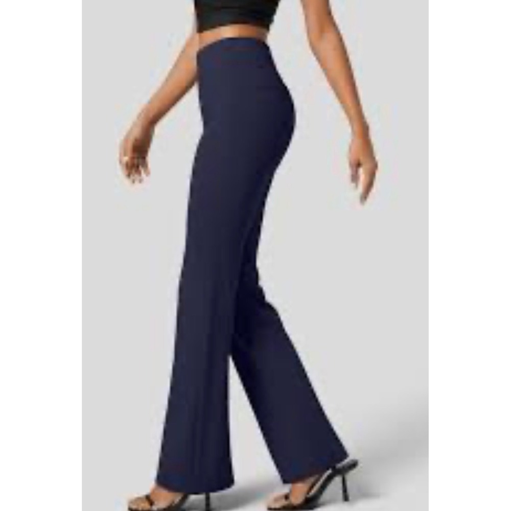 Halara Navy Blue High Waisted Flex Flare Work Pants XS Petite